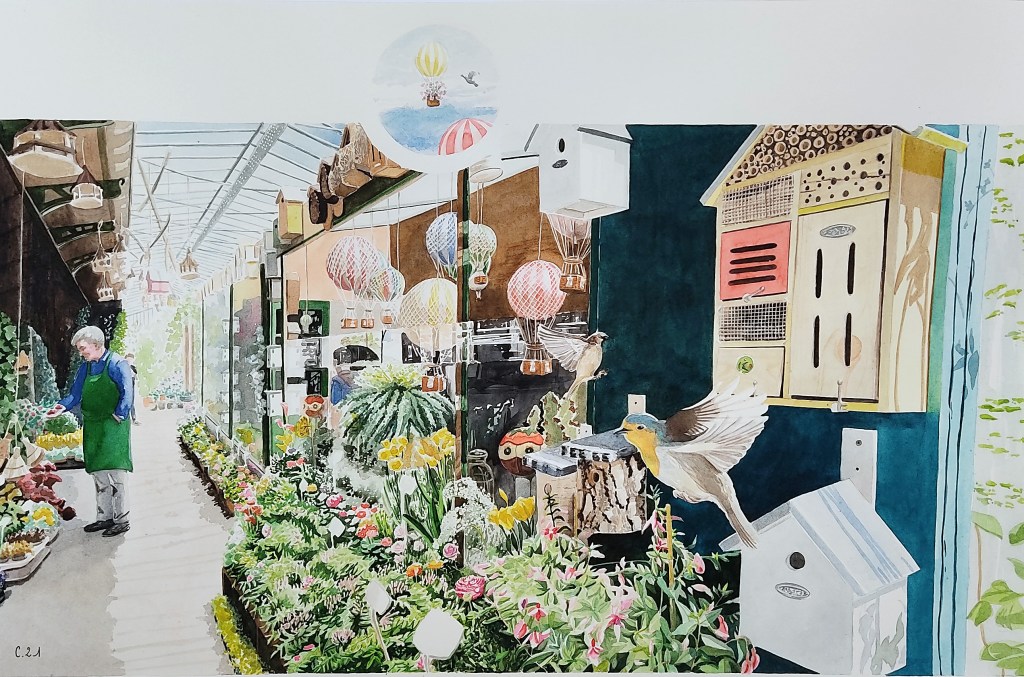 Marché aux fleurs Île de la cité – Paris 4ème