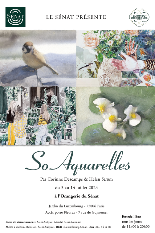 So Aquarelles au Sénat en juillet 2024
