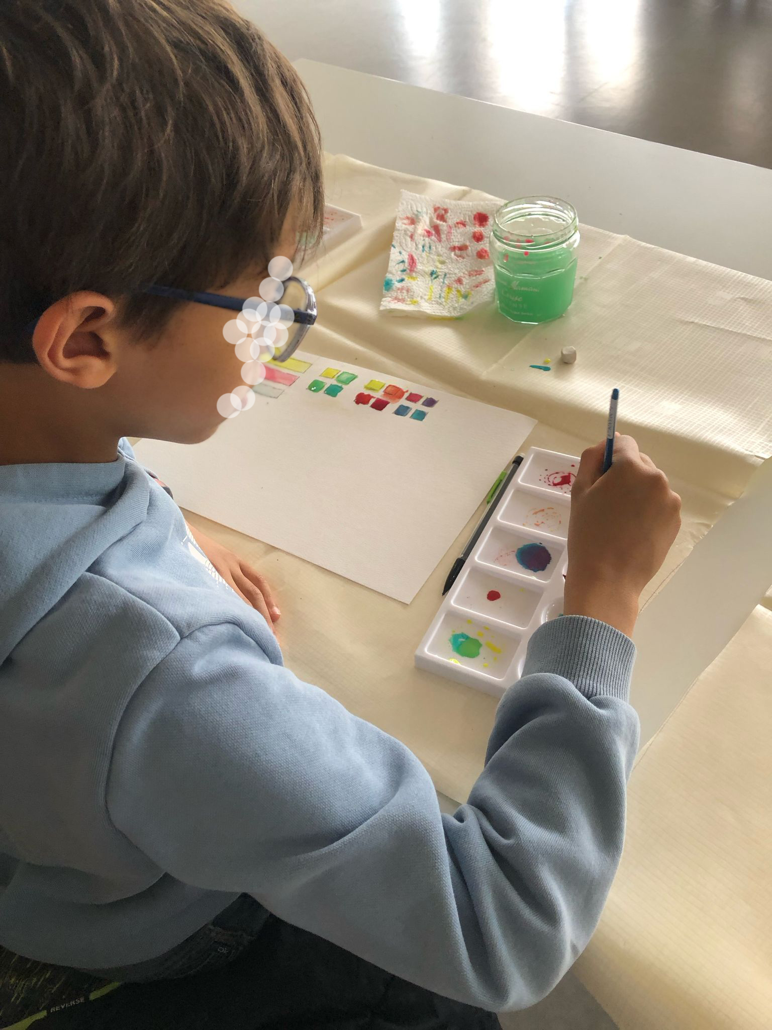 Ateliers pour enfants Aquarelle et patrimoine naturel Corinne Descamps