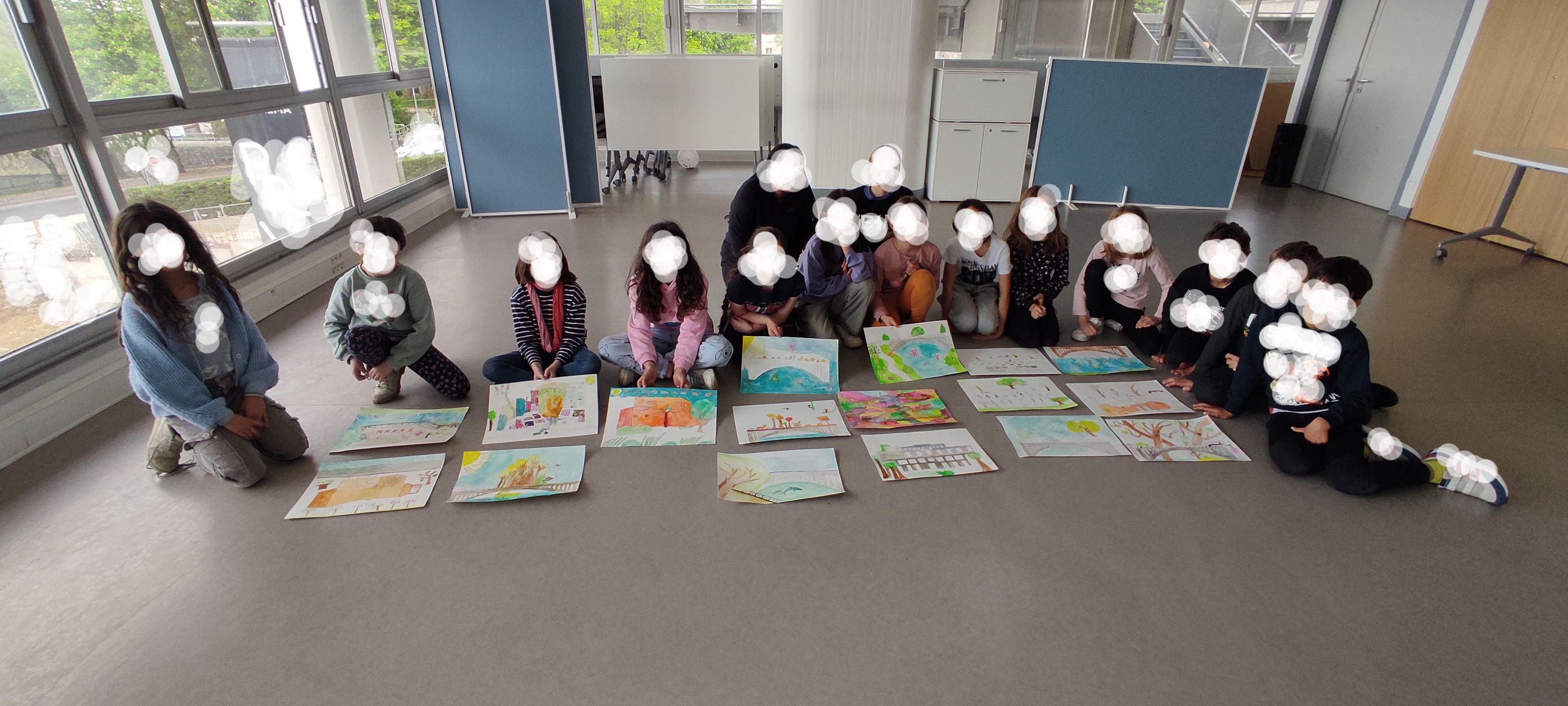 Ateliers pour enfants Aquarelle et patrimoine naturel Corinne Descamps